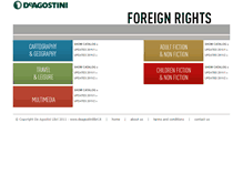 Tablet Screenshot of internationalrights.deagostini.com